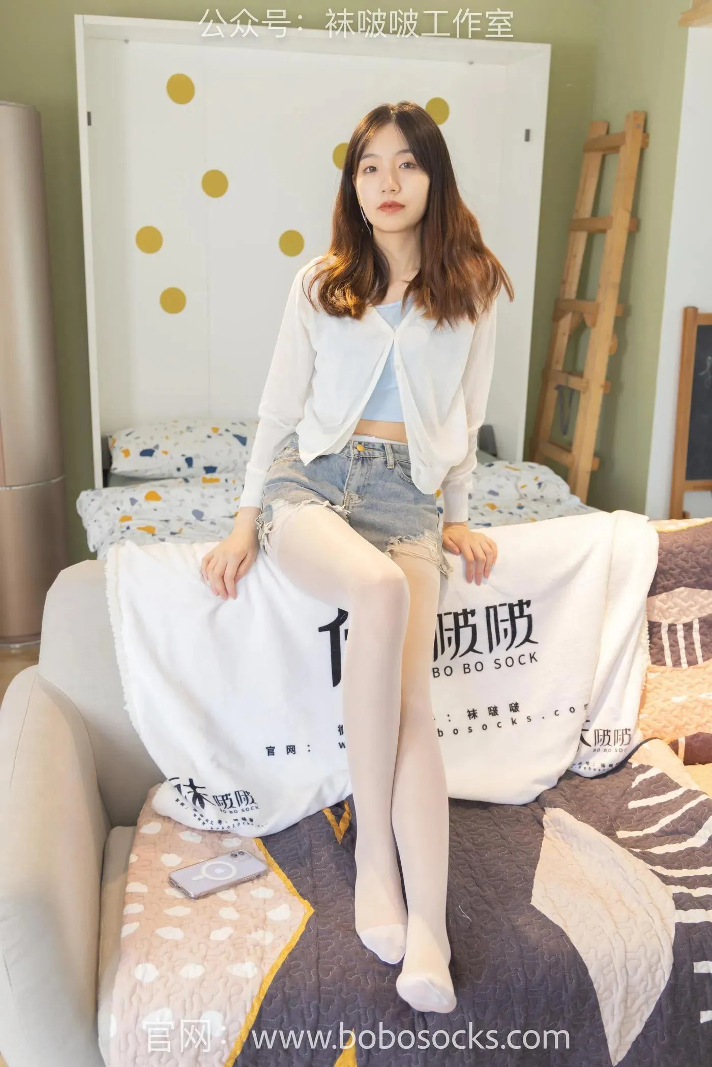 [BoBoSocks袜啵啵]NO.102 小甜豆-板鞋、白丝 [140P]插图5